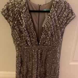 Sequin Shorts Romper